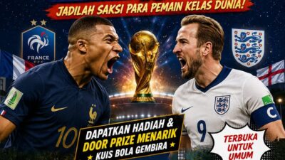 Kodim Bondowoso Gelar Nobar Piala Dunia Gratis Penuh Hadiah Kejutan