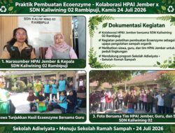 HPAI Jember Menggelar Sosialisasi Bersama SDN Kaliwining 02 Rambipuji, Edukasi Limbah Dapur Menjadi Ecoenzyme