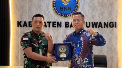 Perkuat P4GN, BNNK dan Lanal Banyuwangi Sepakat Tingkatkan Koordinasi