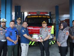 Kapolres Bengkulu Utara Kunjungi Pos Damkar, Perkuat Sinergi Cegah Karhutla