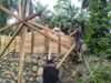 Babinsa Koramil 423-05/Kerkap Dampingi Percepatan Pembangunan Jembatan Gantung Perintis di Bengkulu Utara