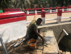 Jembatan Aramco di Taba Tembilang Hampir Rampung, Akses Ekonomi Warga Terbuka