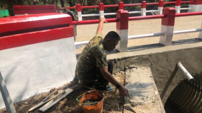 Jembatan Aramco di Taba Tembilang Hampir Rampung, Akses Ekonomi Warga Terbuka