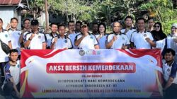 Semarak HUT Ke-81 RI, Lapas Pangkalan Bun Gelar Aksi Bersih Kemerdekaan