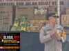 Kapolsek Pangkalan Banteng Pimpin Pengamanan Karnaval dan Jalan Sehat HUT RI ke-81 di Desa Amin Jaya