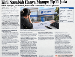 Nasabah BPR BAPURI Jember Hanya Mampu Rp11 Juta, Komite Tetapkan Penyelesaian Sekitar Rp21 Juta