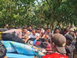 Warga Pringsewu,digegerkan dengan penemuan tiga bocah dalam kondisi meninggal dunia di Bendungan Widara Payung, Pekon Podomoro, Kecamatan Pringsewu, Senin (5/10/2026) siang.